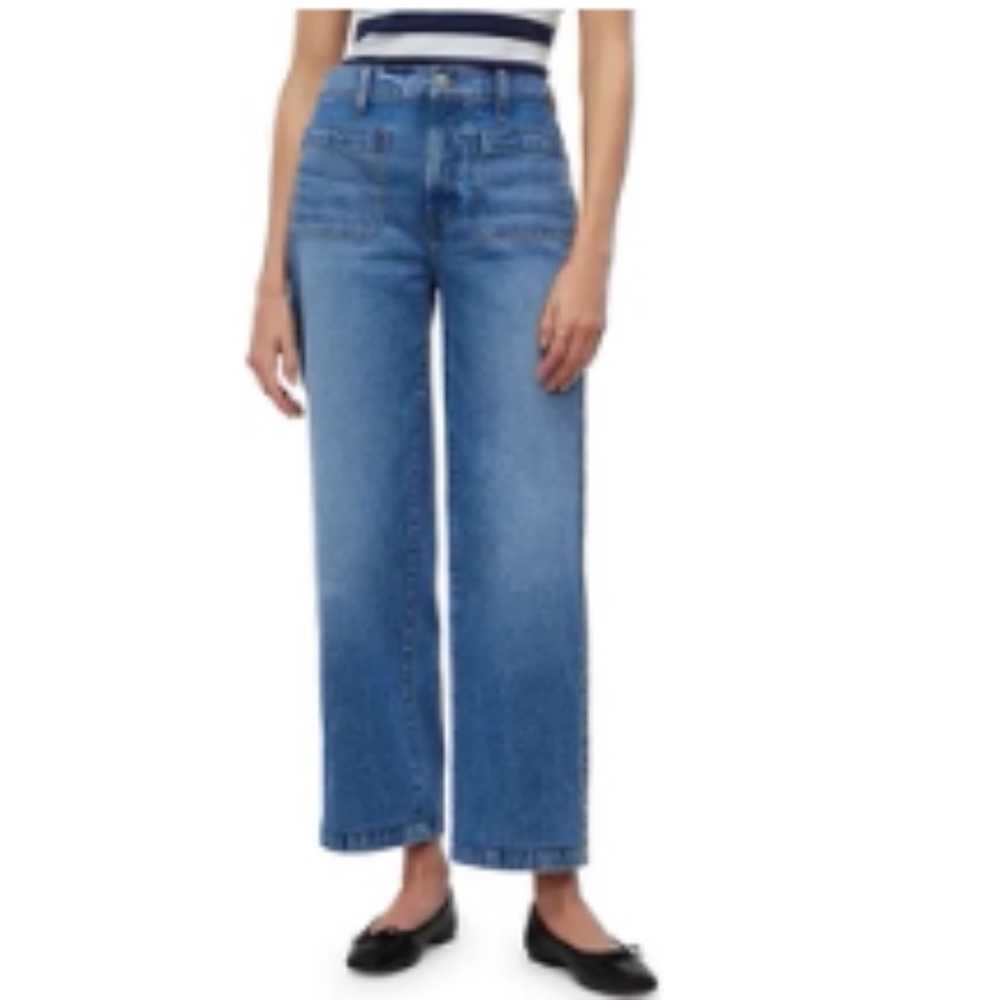 Madewell Blue Flare & Wide Leg Jeans